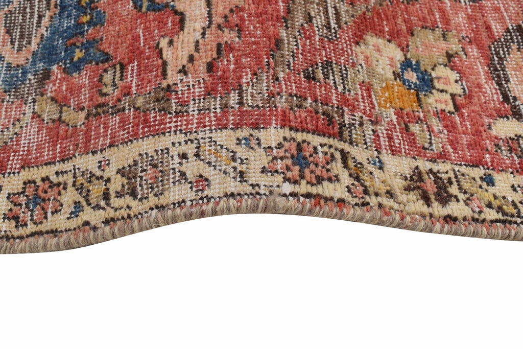 7 x 10.0 Old Persian Bakhtiar Handmade Vintage Rug 1970's Low Pile #P903