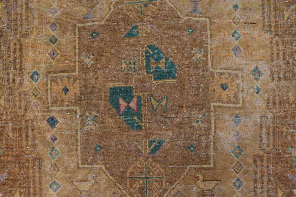 4' x 8' Handmade Old-Persian-Tribal-Runner-BROWN-Rug.jpg