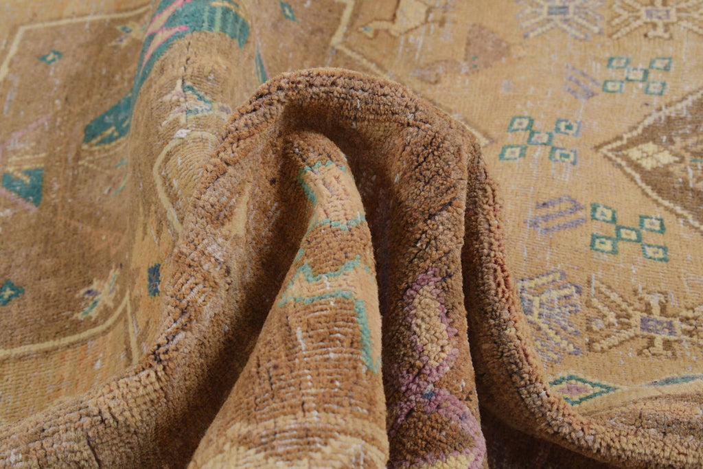 4' x 8' Handmade Old-Persian-Tribal-Runner-BROWN-Rug.jpg