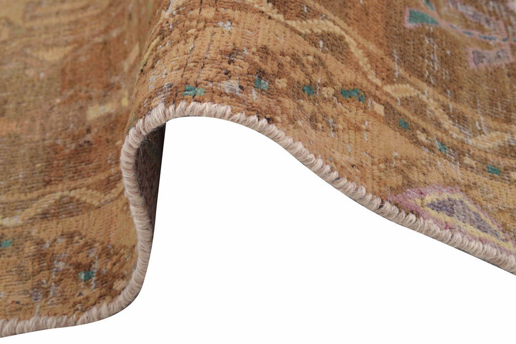 4' x 8' Handmade Old-Persian-Tribal-Runner-BROWN-Rug.jpg