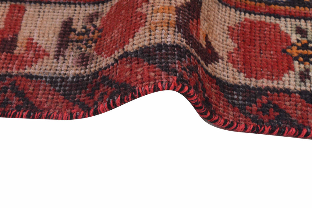 2 x 6.9 Runner Semi-Antique Persian Tribal Northwest Handmade Animal Rug #P916