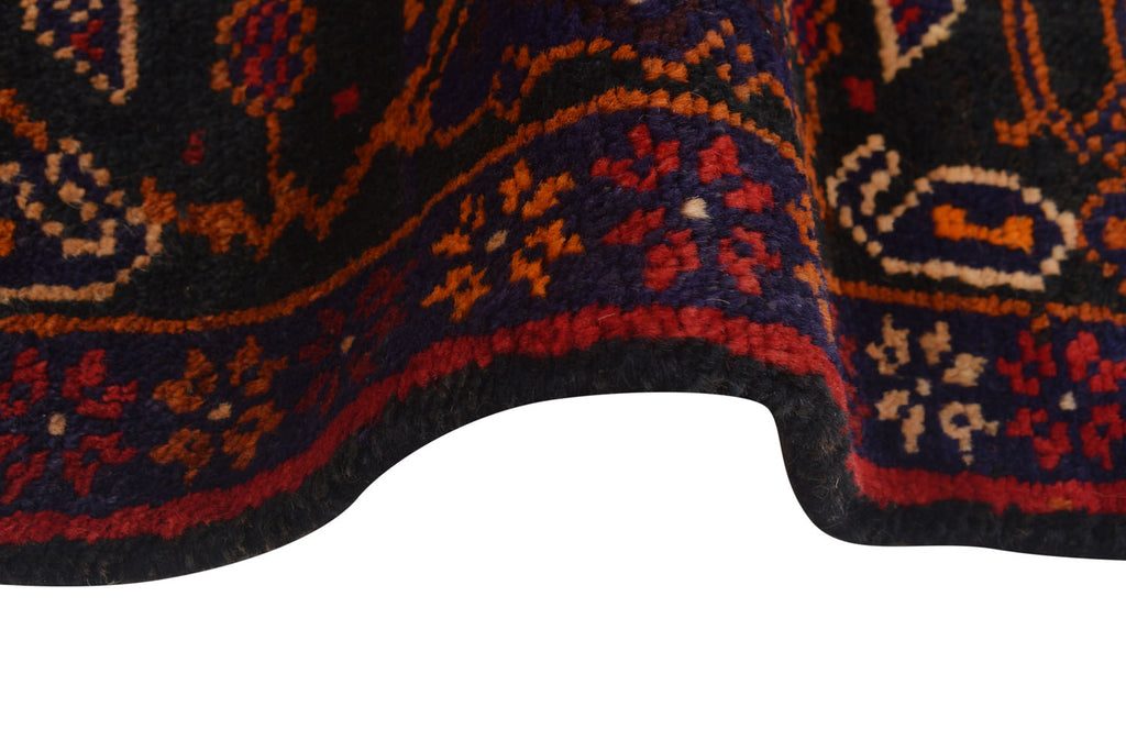 4'8" x 7'7" Floral Afghan Tribal Baluchi Rug #P926