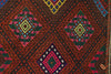 Load image into Gallery viewer, 2.6 x 9.1 Afghan Flat Weave Wool Rug #P943