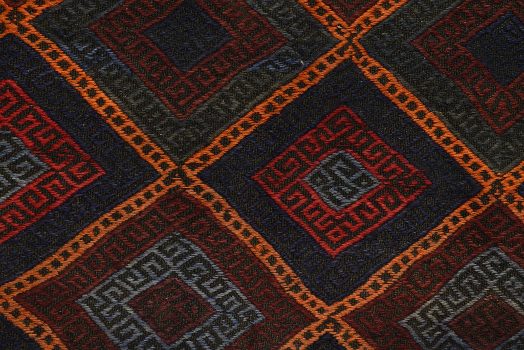 5.10 x 9 Tribal Rug Wool Handmade Afghan #P946