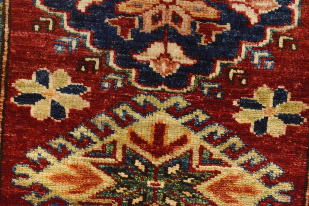2.8 x 7.0 Quality Super Kazak Rug Finer Shiny Wool #P953