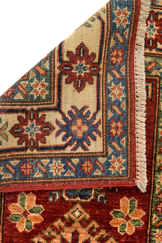 2.8 x 7.0 Quality Super Kazak Rug Finer Shiny Wool #P953