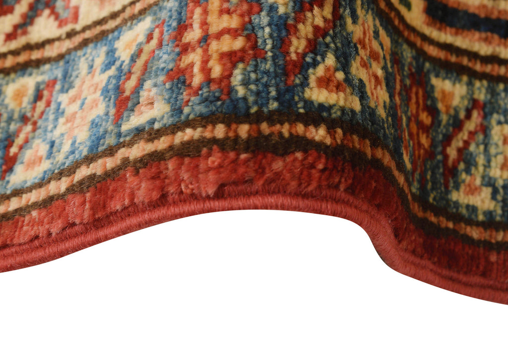 2.8 x 7.0 Quality Super Kazak Rug Finer Shiny Wool #P953