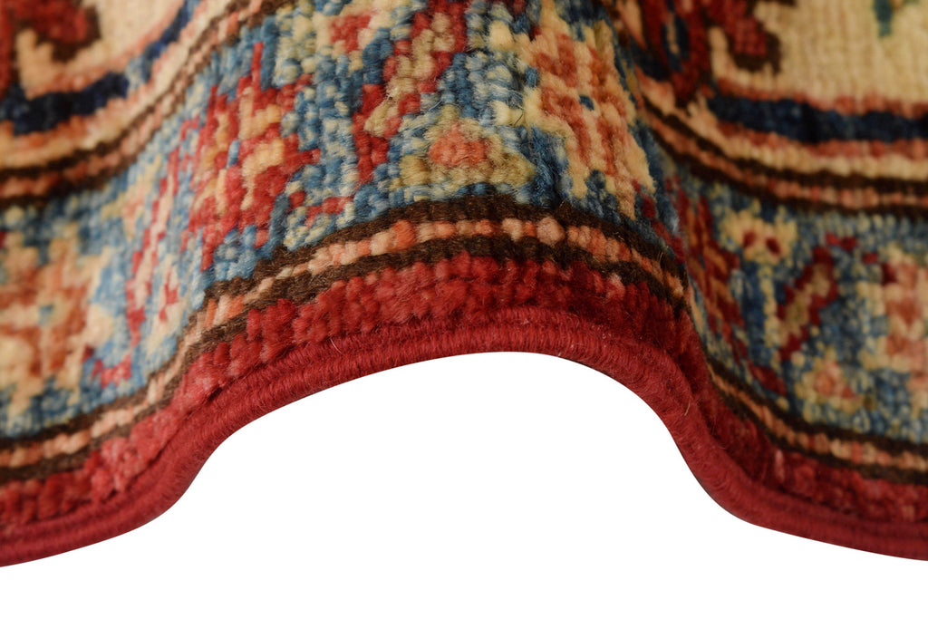 2.6 x 7.2 Quality Super Kazak Runner Handmade Soft Silky Fine Wool #P955