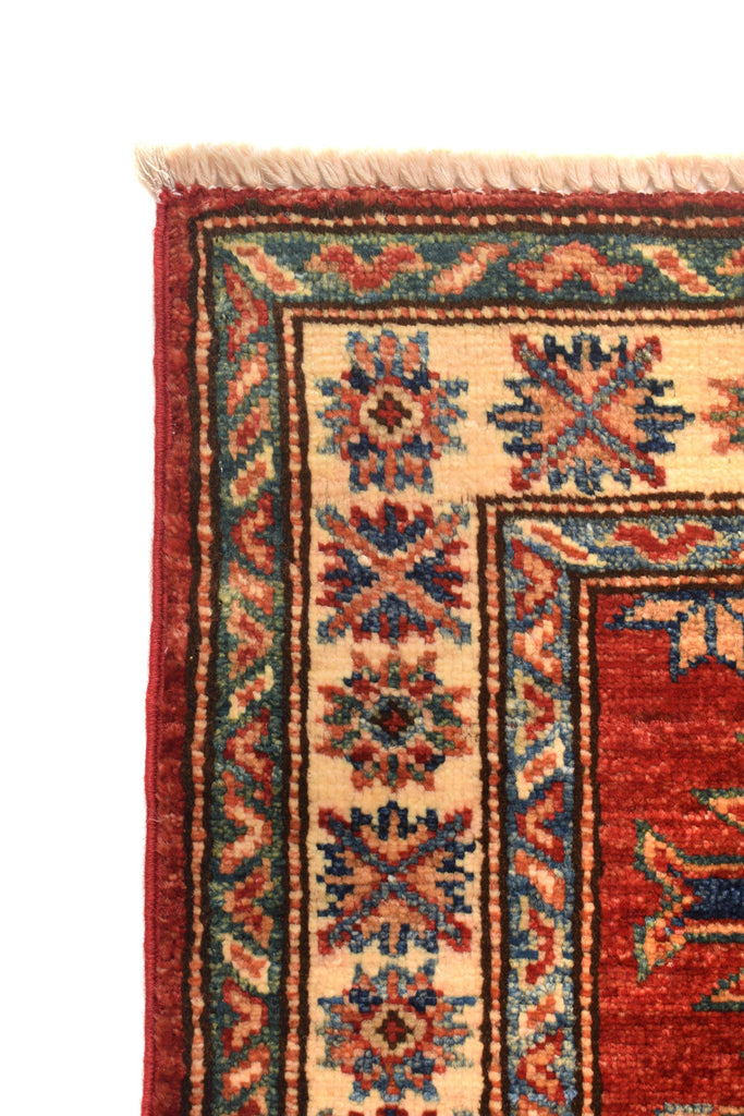 2 x 6 Quality Super Kazak Runner Handmade Soft Silky Fine Wool #P961