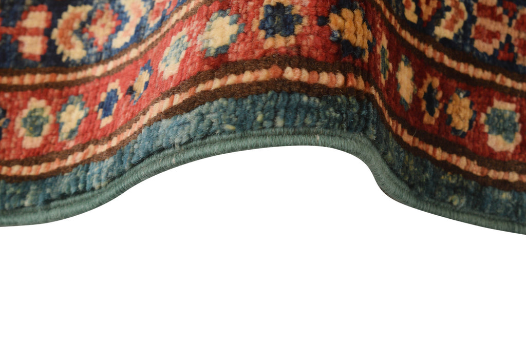 2.6 x 6.8 Runner (2.6x6.8) Handmade Super Kazak Quality Silky Wool Rug #P973