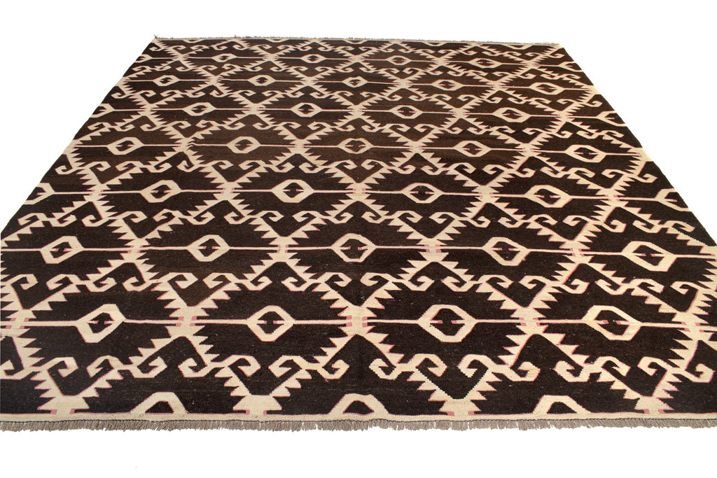 9 x 9.10 Modern Handmade Kilim Rug #P981