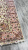 Video of the 6.7 x 10.3 Persian Tabriz rug in ivory and lavender wool and silk, showing the medallion design and true colors in motion