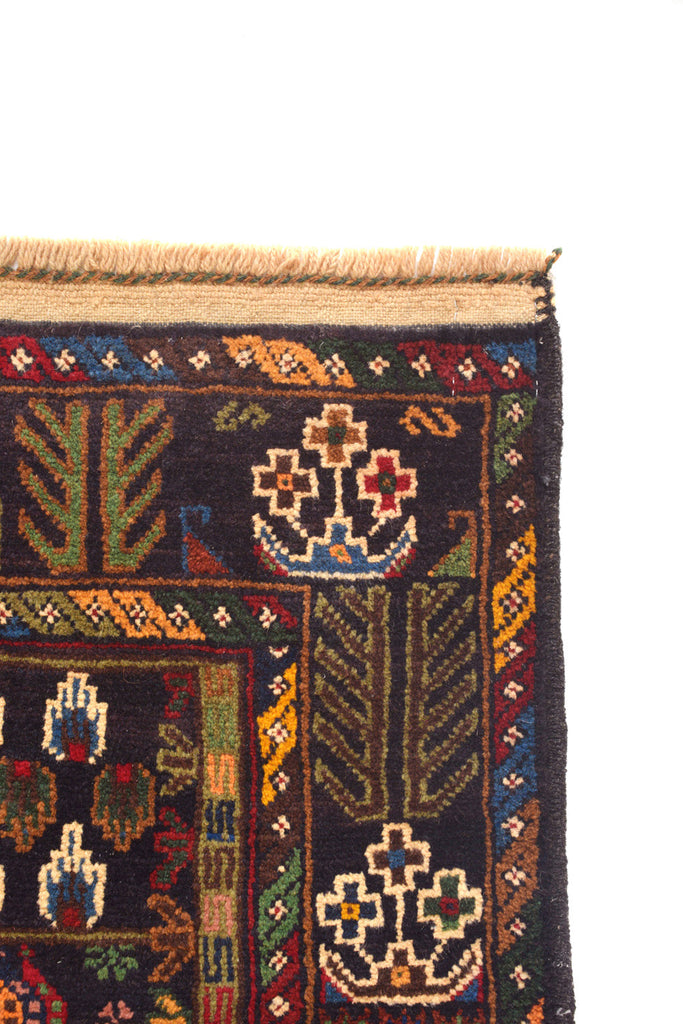 4.1 x 6.2 Afghan Village Handmade Wool Rug ANIMAL PICTORIAL #SH1365