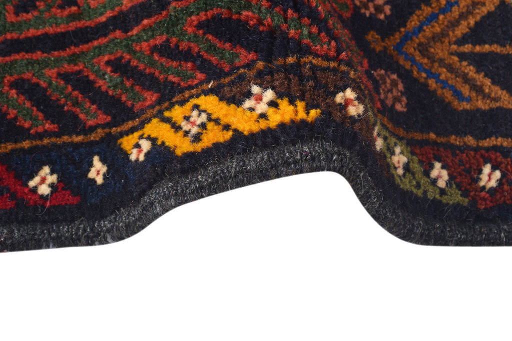 4.1 x 6.2 Afghan Village Handmade Wool Rug ANIMAL PICTORIAL #SH1365