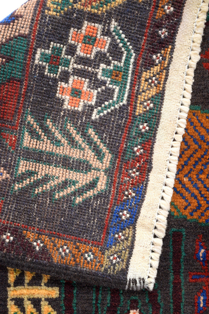 4.0 x 6.8 Hand-Knotted Pictorial Pattern Wool Area Rug #SH1368