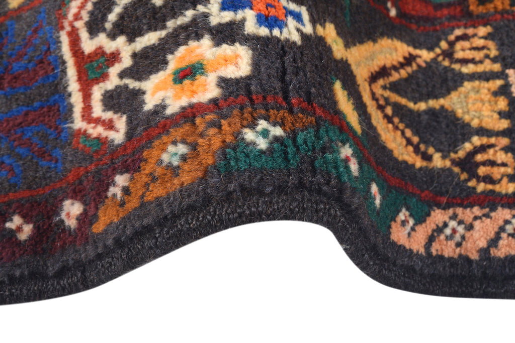 4.0 x 6.8 Hand-Knotted Pictorial Pattern Wool Area Rug #SH1368