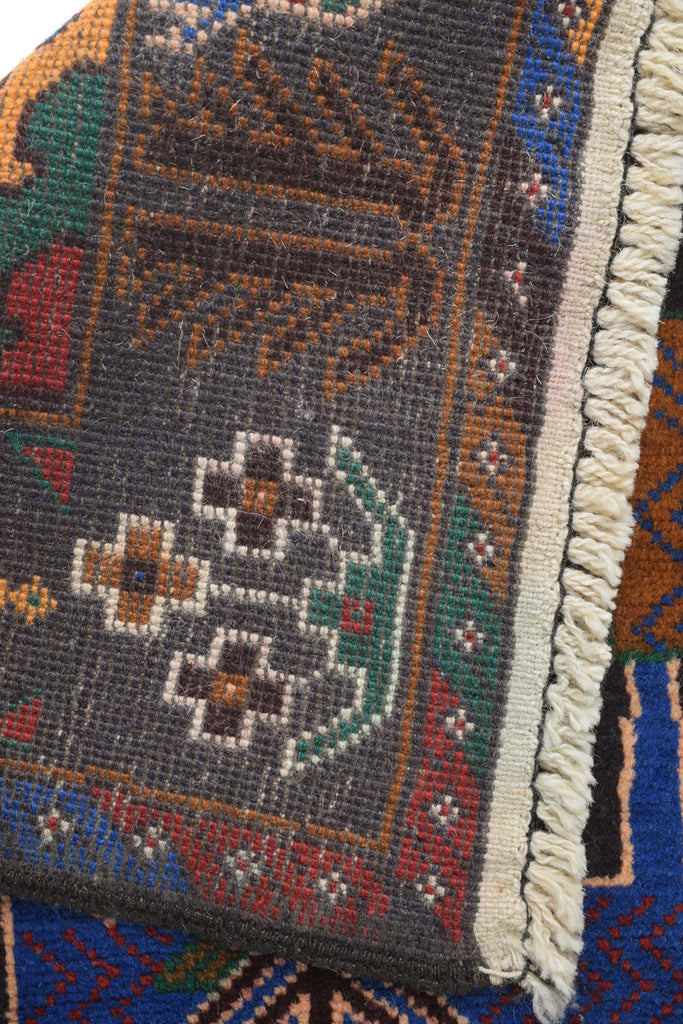 4.0 x 6.5 Animal Pictorial Handmade Tribal Wool Rug #SH1378