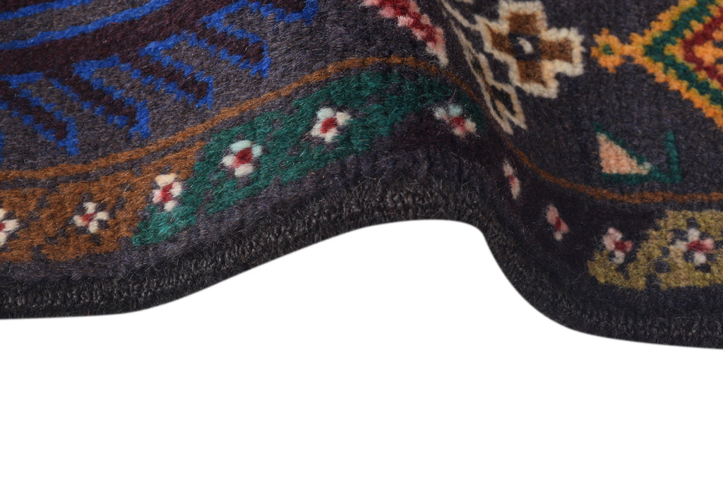 4.0 x 6.5 Animal Pictorial Handmade Tribal Wool Rug #SH1378