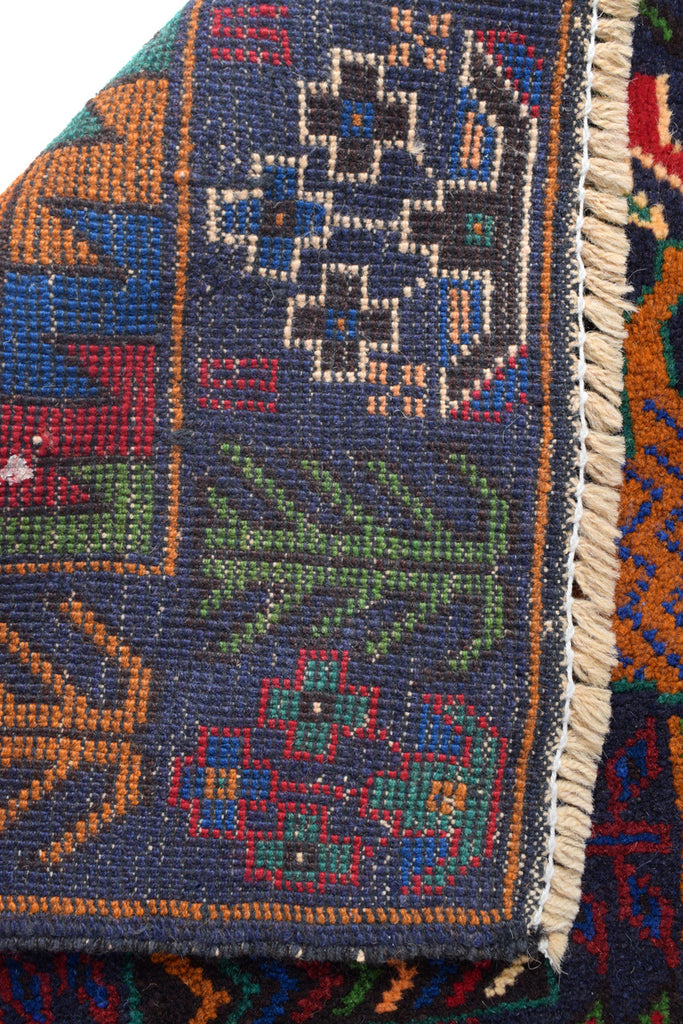 3.9 x 5.10 Pictorial Animals Handmade Wool Rug #SH1379