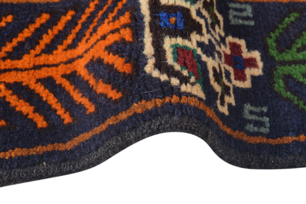 3.9 x 5.10 Pictorial Animals Handmade Wool Rug #SH1379