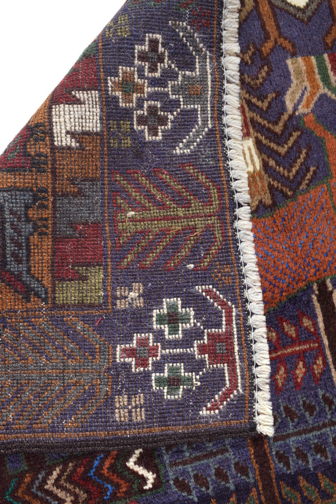 3.9 x 6.6 handmade Wool Rug #SH1380