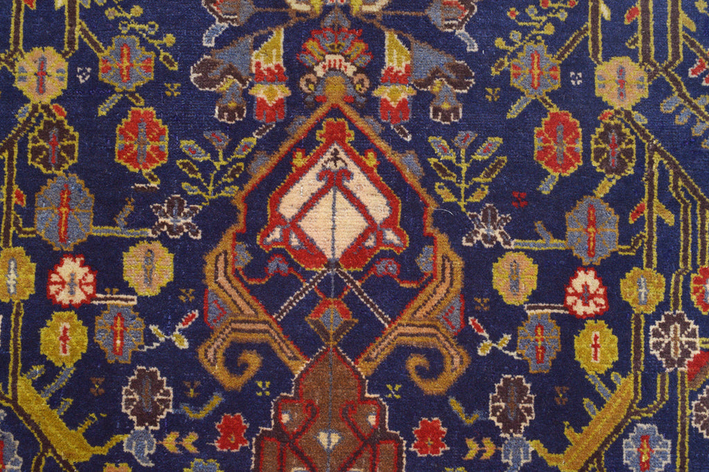 3.10 x 6.3 Tribal FLoral Afghan Handmade Wool Rug #SH1381