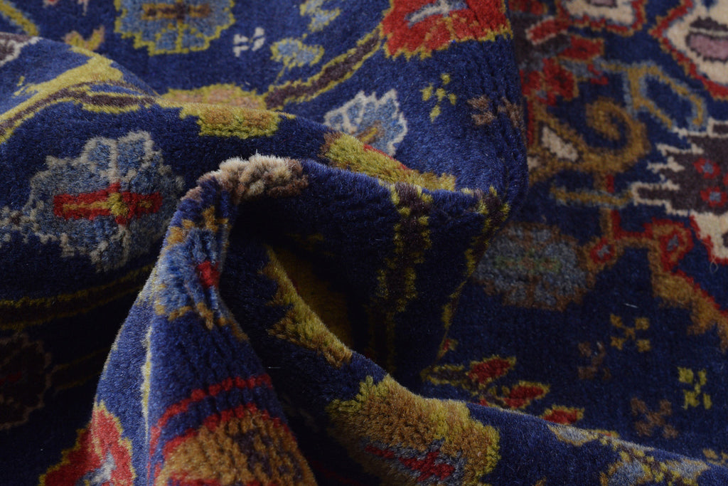 3.10 x 6.3 Tribal FLoral Afghan Handmade Wool Rug #SH1381