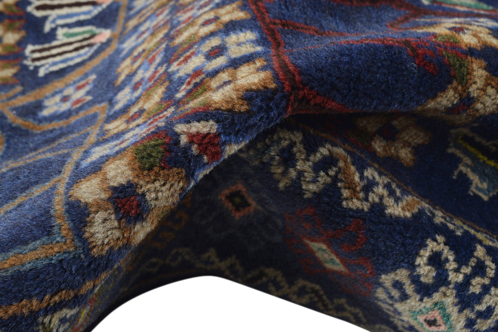 3.10 x 7.1 TREE OF LIFE Trial Handmade Wool Rug #SH1382