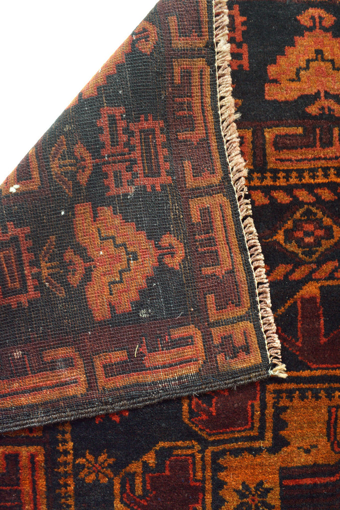 4.0 x 6.2 Tribal Wool handmade Rug #SH1387