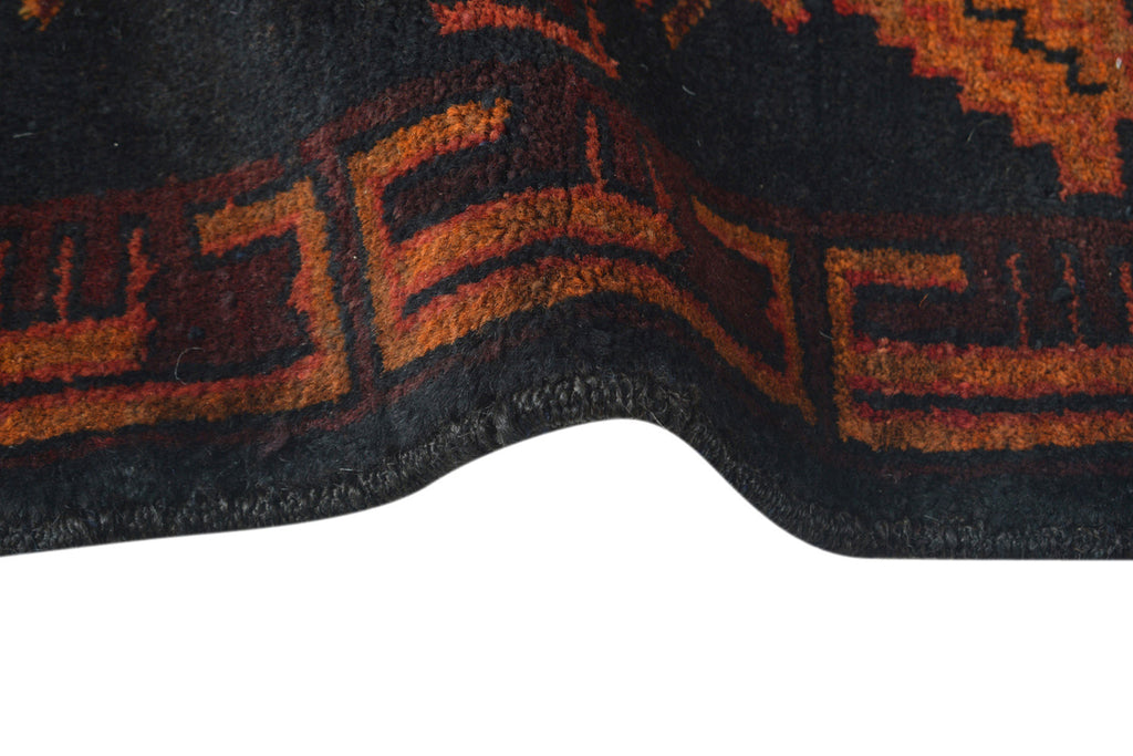 4.0 x 6.2 Tribal Wool handmade Rug #SH1387