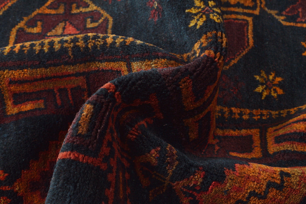 4.0 x 6.2 Tribal Wool handmade Rug #SH1387