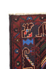Load image into Gallery viewer, 3.11x 5.11 Handmade Afghan TRIBAL Wool Rug #SH1389