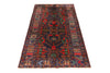 Load image into Gallery viewer, 3.5 x 6.2 Afghan Baluch Wool Rug #SH1396