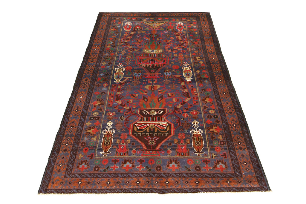 3.9 x 6.6 Wool Rug #SH1401