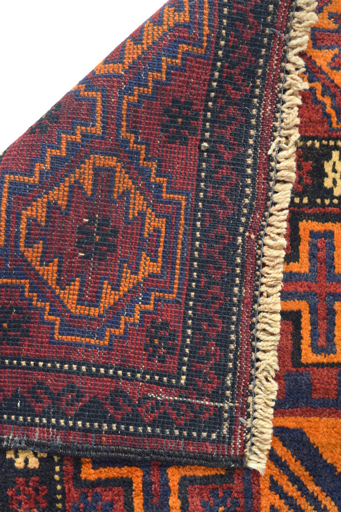 4.0 x 7.5 New Handmade Afghan Baluch Tribal Wool Rug #SH1412