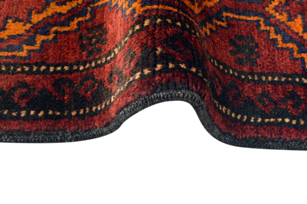 4.0 x 7.5 New Handmade Afghan Baluch Tribal Wool Rug #SH1412