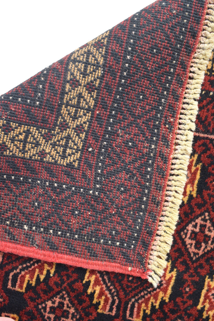 4 x 6.4 Afghan Herati Baluch Rug Multi Colors #SH1418