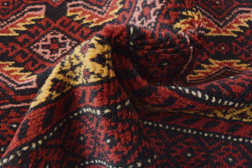 4 x 6.4 Afghan Herati Baluch Rug Multi Colors #SH1418