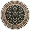 Load image into Gallery viewer, 8 x 8 Fine Quality Wool and Silk Handmade Rug BLACK  #PIX-20862