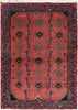 Load image into Gallery viewer, 3.7 x 5 Persian Hamadan Tribal Rug Pinkish Red #PIX-82750