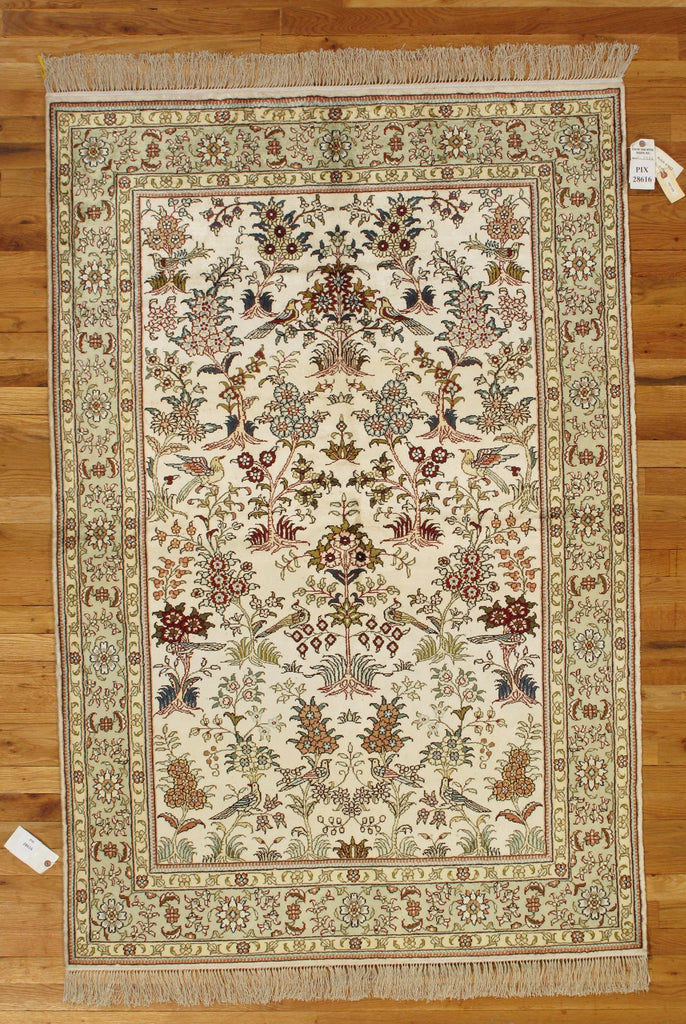 4 x 6 Traditional Persian Vibrant Hamadan Living Room Rug 