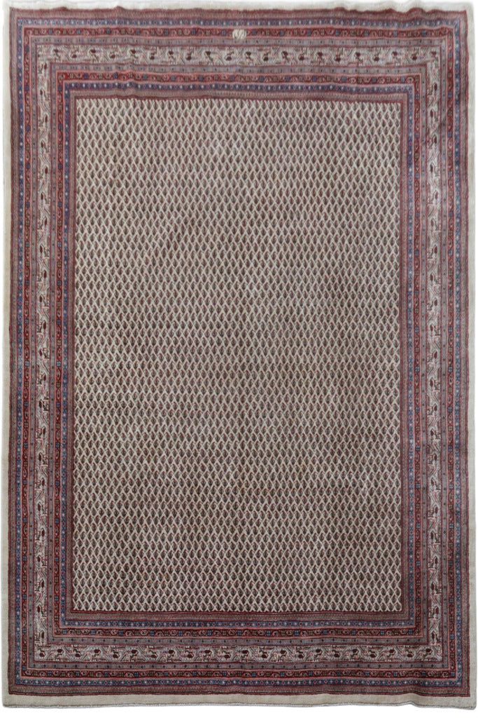 9 x 13 Artisanal Persian Traditional Wool Silk Hamadan Carpet Rug
