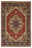 Load image into Gallery viewer, 8 x 9.9 NEW Hand-Knotted India Serapi Heriz Rug
