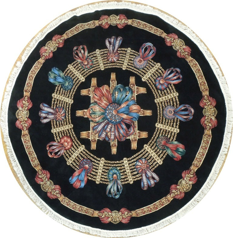 9 x 9 ROUND Handmade Rug  #PIX-20855