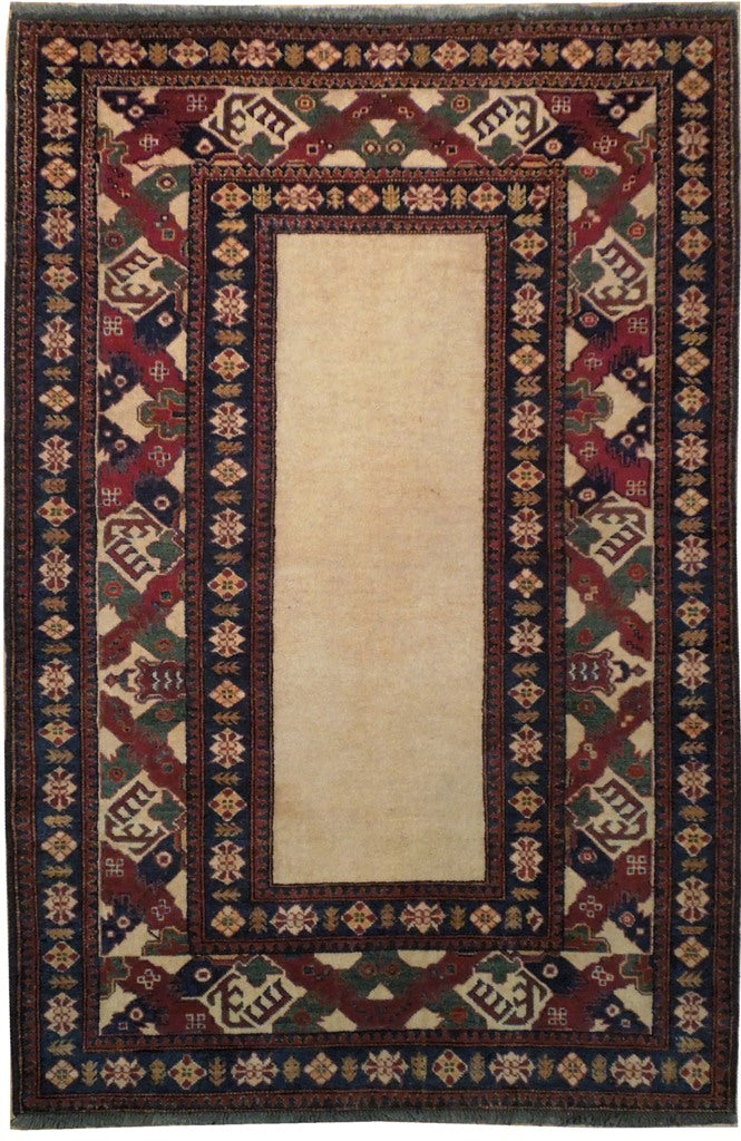 4 x 6 Hand-Knotted Gabbeh