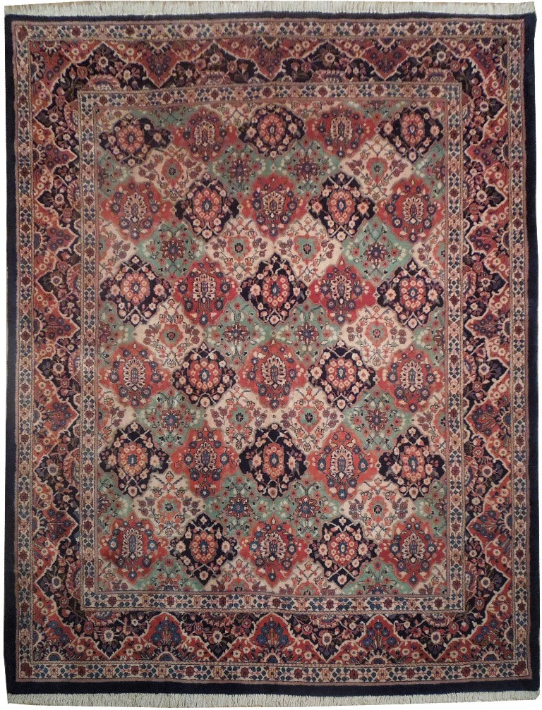 8.2 x 10.5 Persian Sarouk Rug Garden Bakhtiar #PIX-18222