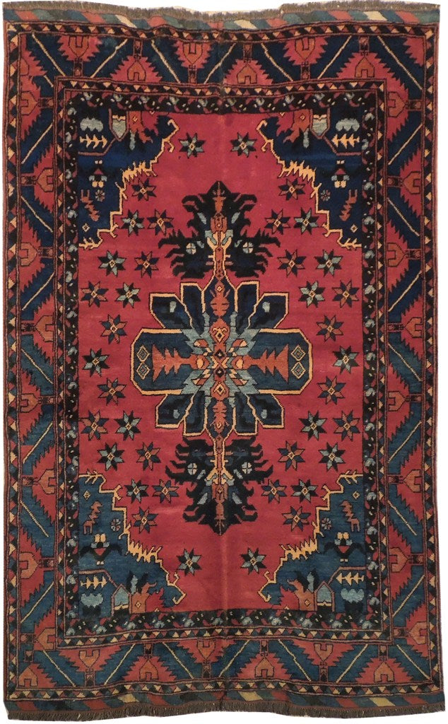 4.3 x 6.9 Afghan Tribal Rug