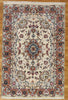 Load image into Gallery viewer, 4.3 x 6.5 Genuine Persian Tabriz Rug Wool and Silk Handmade Iran #PIX-26208