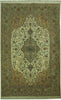 Load image into Gallery viewer, 6.8 x 10 Authentic Persian Tabriz Rug High Quality 400 KPSI Wool And Silk