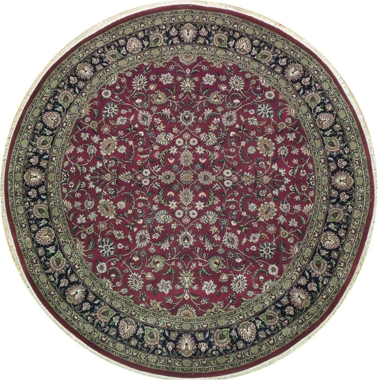 8 x 8 ROUND Quality HAndmade Rug  #PIX-20431